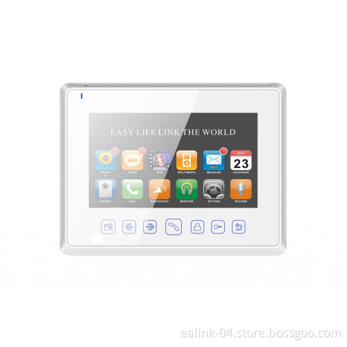 7" Handfree Video Door Phone with Intercom System